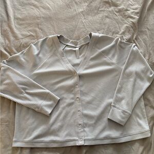 Cacique Cream Ribbed Sleepwear